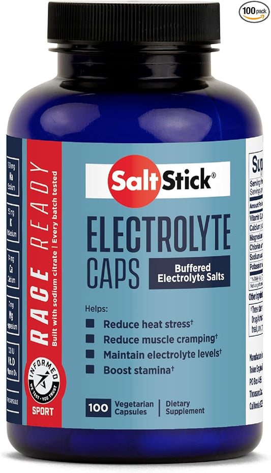 SaltStick Race Ready Electrolyte Capsules 100 Capsules