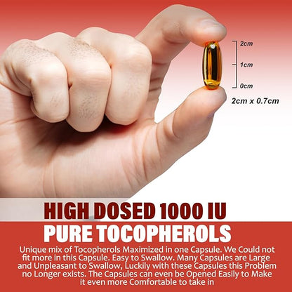 Kala Health Vitamin E 1000 IU 450mg Vitamin 4 Tocopherols