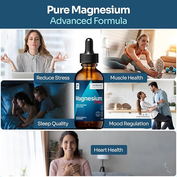 Triple Complex Magnesium 2 fl oz B6, D, 100% Absorption 45-Day Supply