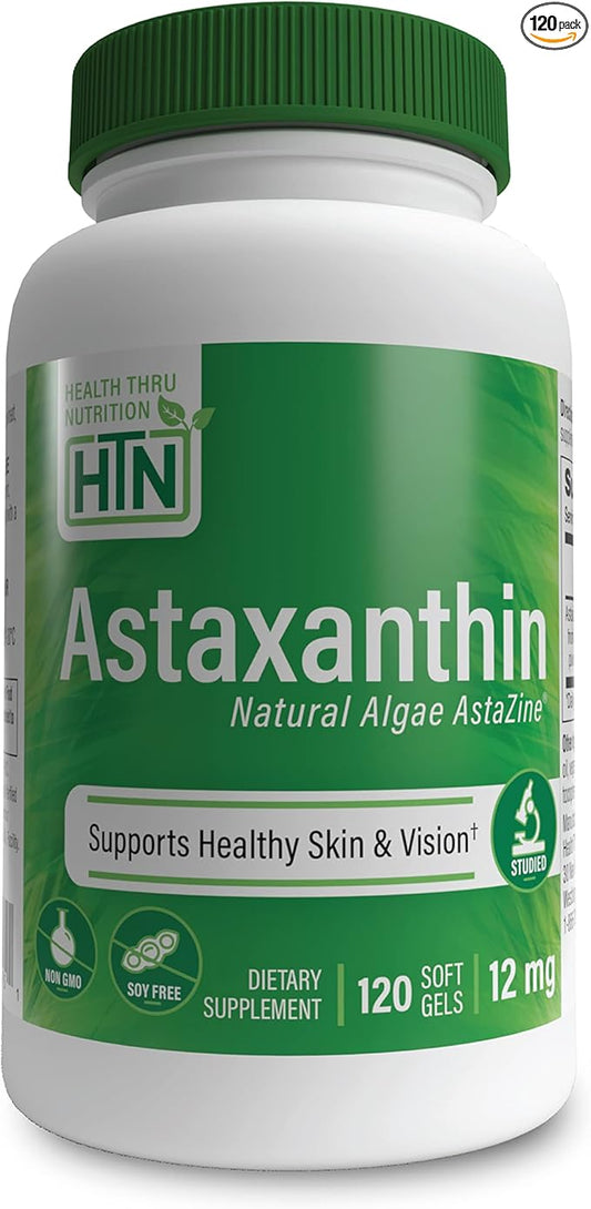 Health Thru Nutrition Astaxanthin Triple Strength 12mg 120 120 Softgels