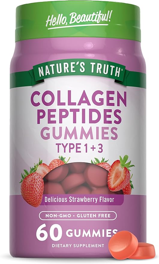 Nature's Truth Collagen Gummies for Women 60 Count 1 and 3 |