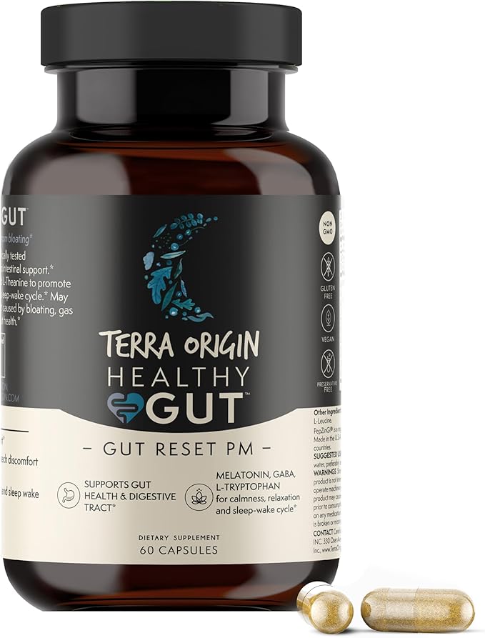 TERRA ORIGIN Healthy Gut Reset PM 60 Veggie