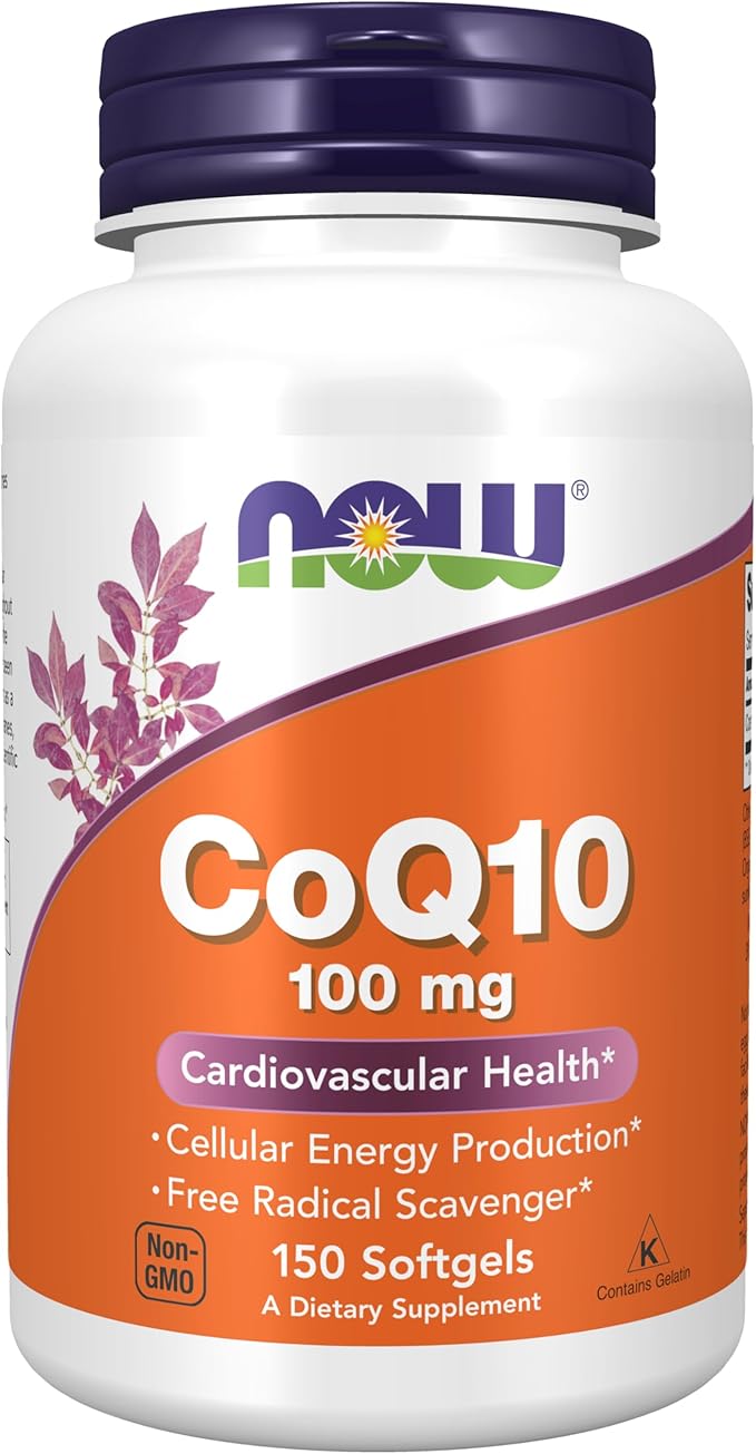 NOW Supplements, CoQ10 (Coenzyme Q10) 100 150 Softgels