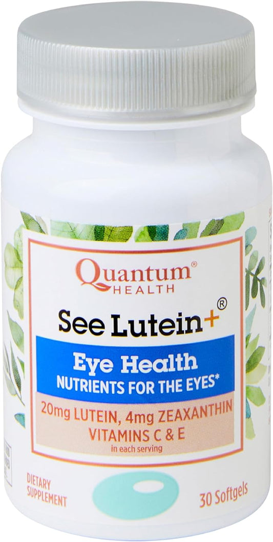 Quantum Health See Lutein+, Lutein & 30 Softgels, 30-Day Supply