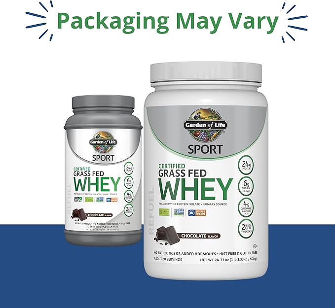 Garden of Life Sport Whey Protein 24g Protein, 20 Servings