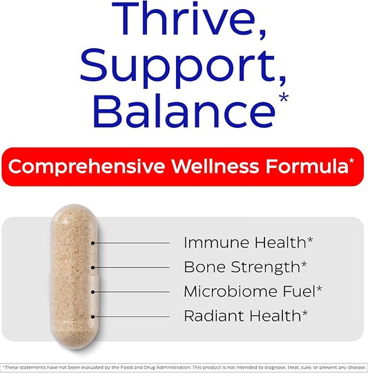 Enzymedica, Organic Vitamin D3+K2, 5,000 IU VIT D3 & 90 mcg VIT K2 MK-7, with Shitake Mushrooms & Prebiotic Fiber, Vegan, 60 Count