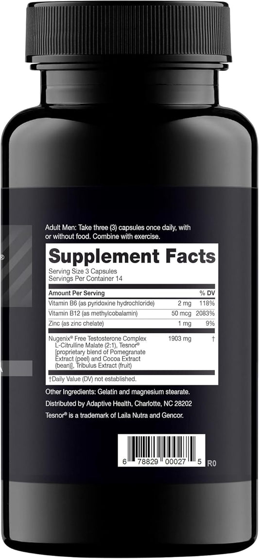 Nugenix T Boost - Free Testosterone Booster Supplement for Men - 42 Count