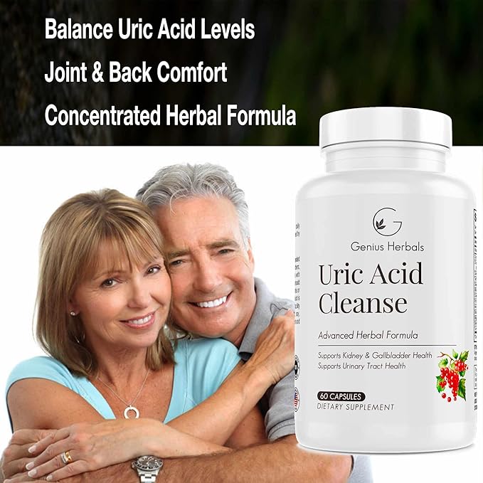 Uric Acid Cleanse – Supports Kidney, 60 Capsules