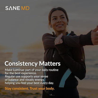 SANE MD Luminae 7-Keto DHEA Supplement for Women and Men - Lower Your Set-Point Weight Faster with NSF Certified Healthy Supplement Pills - 15 Count