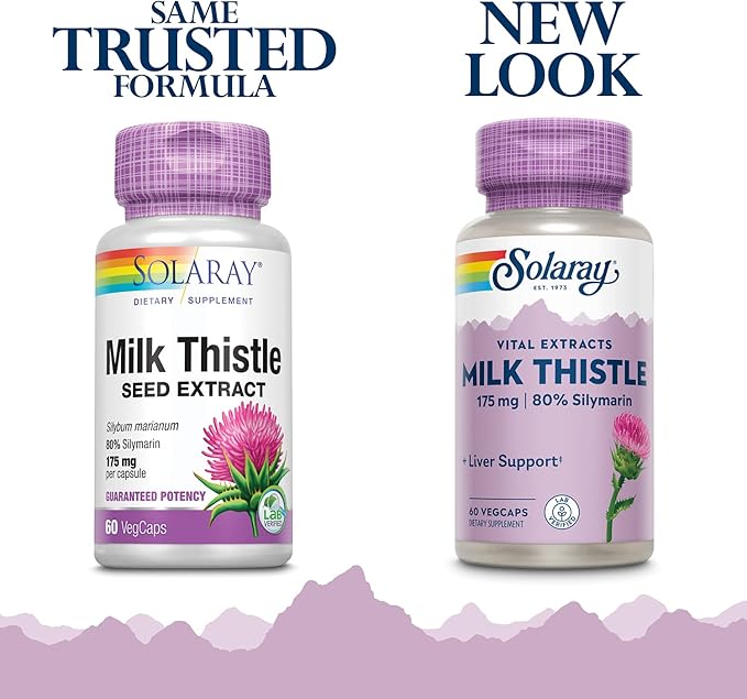 SOLARAY Milk Thistle Seed Extract 175mg