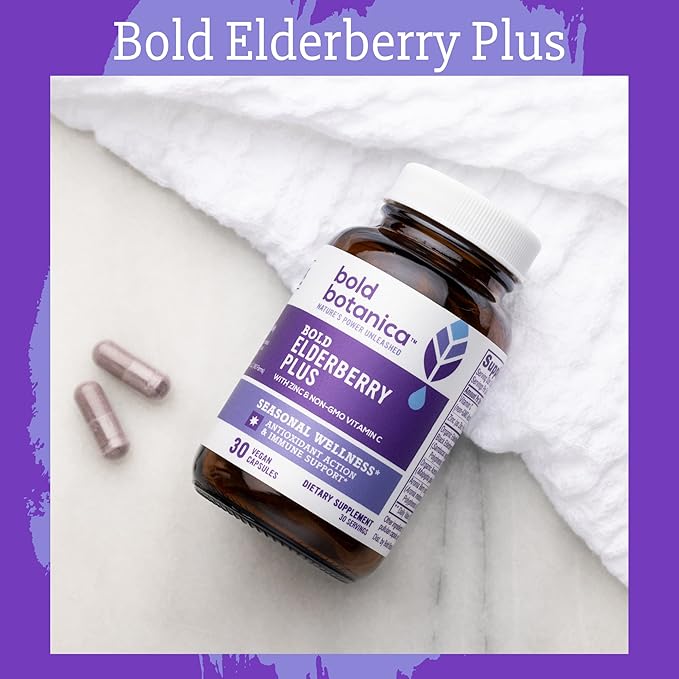 Elderberry Plus - 65x Concentrated Black 30 Vegan