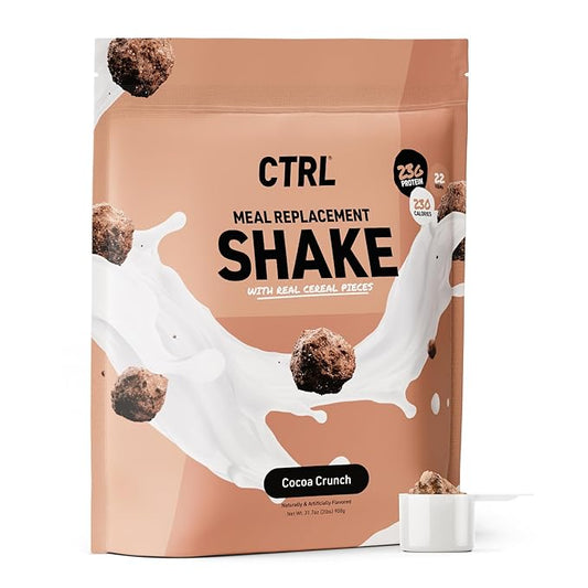 CTRL Meal Replacement Shake with Real 15 Servings 23g of 8 Grams 22 Vitamins 1g Sugar
