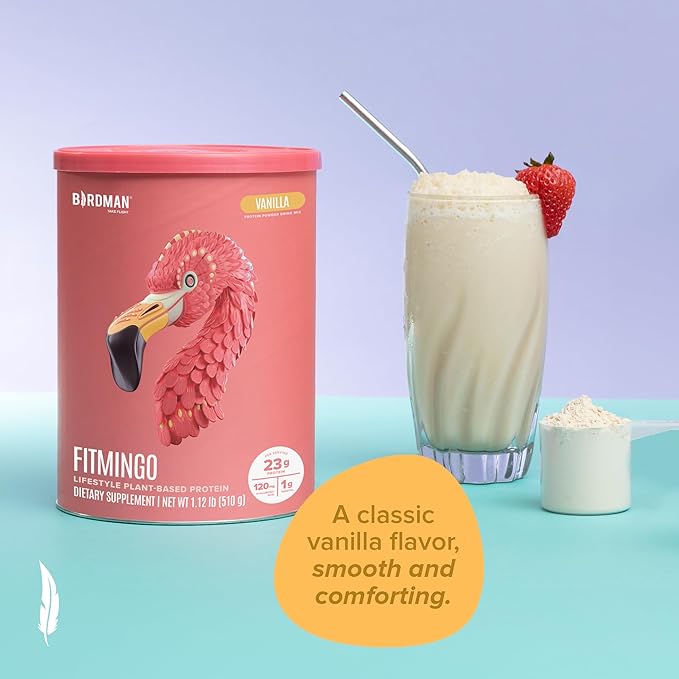 BIRDMAN Fitmingo Vegan Protein Powder 23g Plant