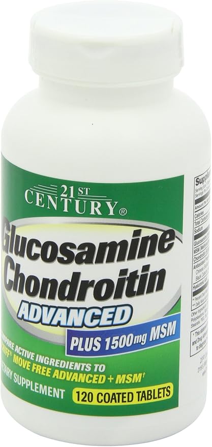 21st Century Healthcare Glucosamine Chondroitin Advanced 120 Tabs (27291)