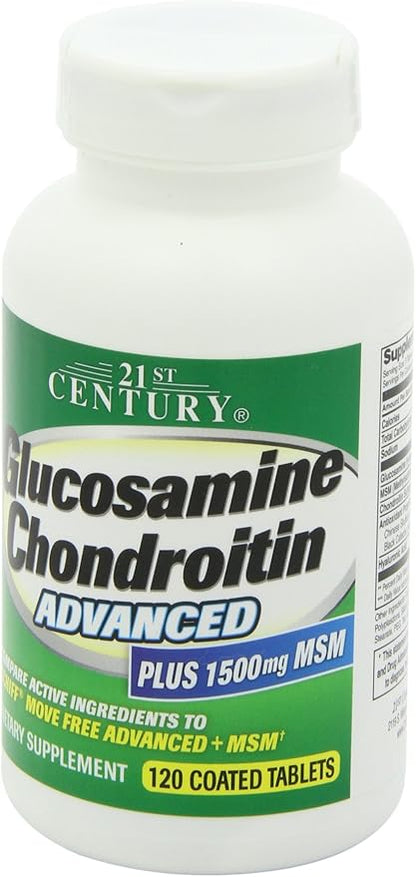 21st Century Healthcare Glucosamine Chondroitin Advanced 120 Tabs (27291)