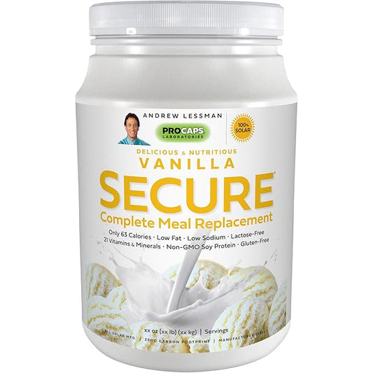 Andrew Lessman Secure Soy Complete Meal 60 Servings 63 Calories, 7 Grams