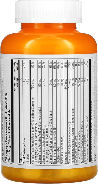 Thompson Children's Multi, Chewable, Punch (Btl-Plastic) 120ct