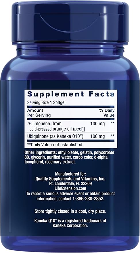 Life Extension Super-Absorbable CoQ10 (Ubiquinone) 60 Softgels