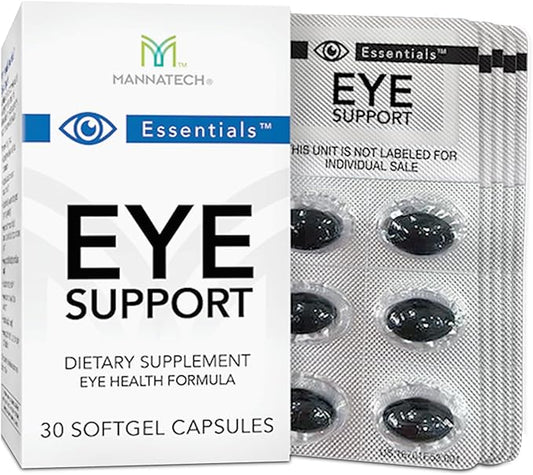 Mannatech Eye Care Supplement, Supports General 30 Softgels.