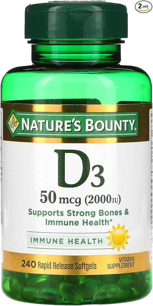 Nature's Bounty D3-2000 IU, 240 Softgels 2)