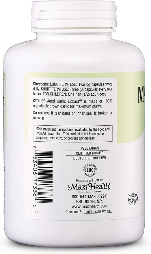 Maxi Health - Maxi Biotic Aged (360 Count)