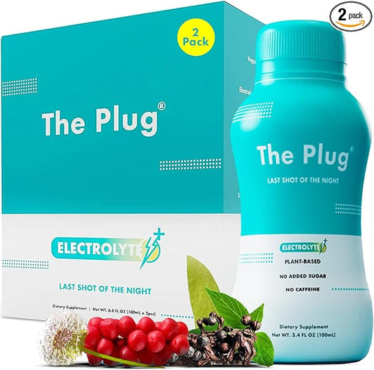 The Plug Liver Cleanse Detox & Repair Drink Electrolytes Organic Herbal Liquid Detoxify Body Plants Supplement Support Weight Loss Natural Health Hydrate Sports Energy Immunity Shots Minerals Vitamins