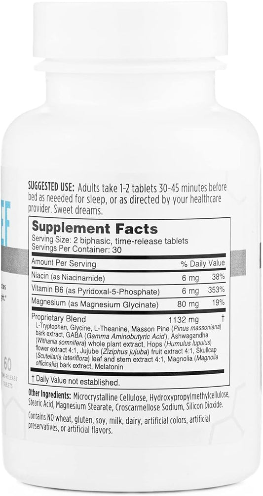 NBI Sleep Relief Melatonin Natural Formula 60ct Tablets