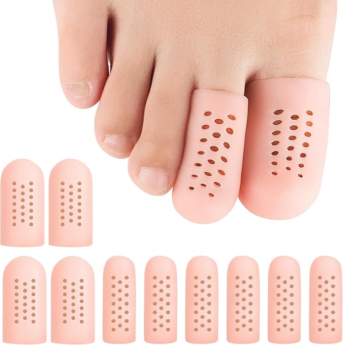 10 Pack Toe Caps and Toe Toenails,Corns,Calluses,Blisters(4L +6 +6 S)