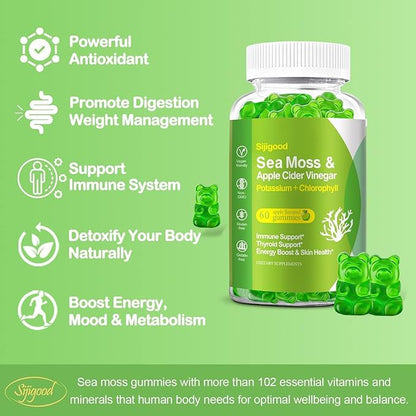 Irish Sea Moss Gummies 60 Vegan