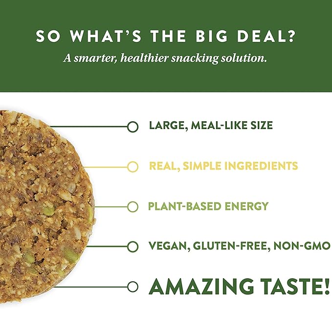 Protein Puck Plant Based Bars 13 grams 4 Count (1 Pack)