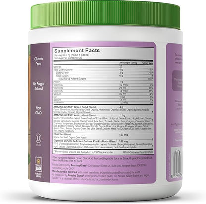 Amazing Grass Greens Superfood Antioxidant: Greens 30 Servings