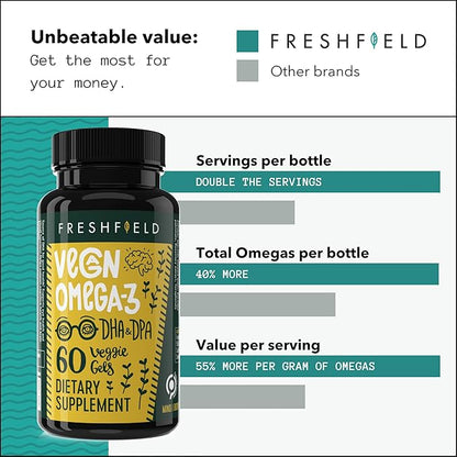 Freshfield Vegan Omega 3 DHA: Sustainably