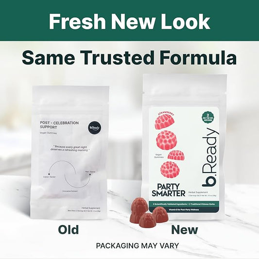 Milk Thistle Gummies for Post-Party Wellness | Liver Detox with Vitamin B, Morning Recovery Supplement, & Prickly Pear | Strawberry Flavor Vegan Gummies for Liver Support and Metabolism – 2 Servings