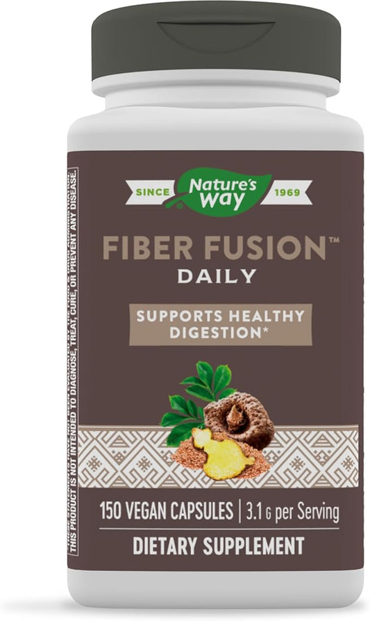 Nature's Way Fiber Fusion Daily Supplement, 150 Vegan
