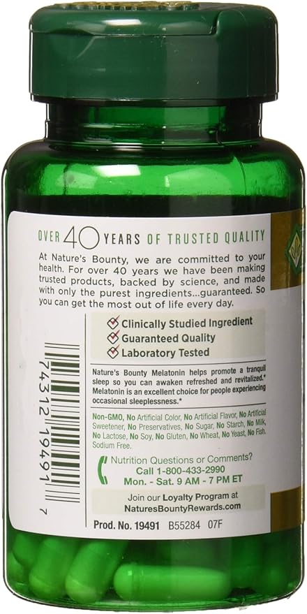 Nature's Bounty Maximum Strength Melatonin 10mg 60 CT 2)