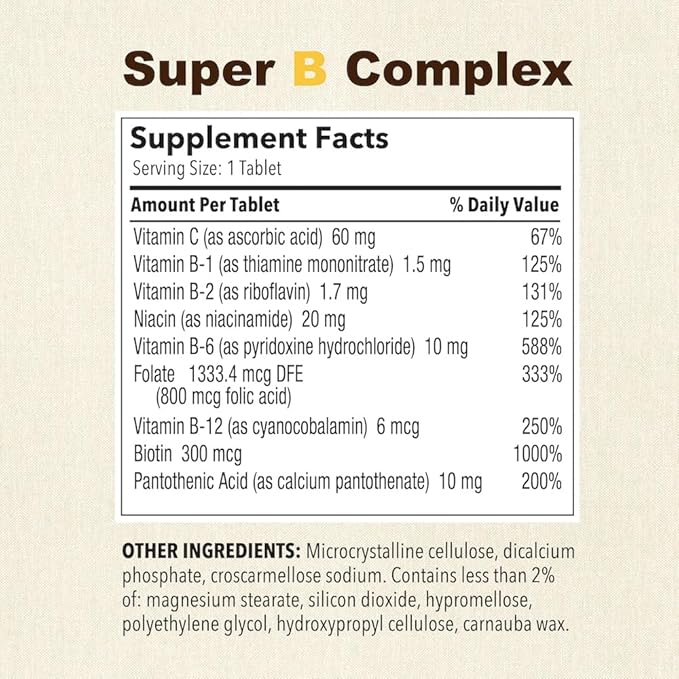 Puregen Labs Super B Energy Complex 3 Pack 300 Tablets