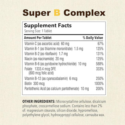 Puregen Labs Super B Energy Complex 3 Pack 300 Tablets