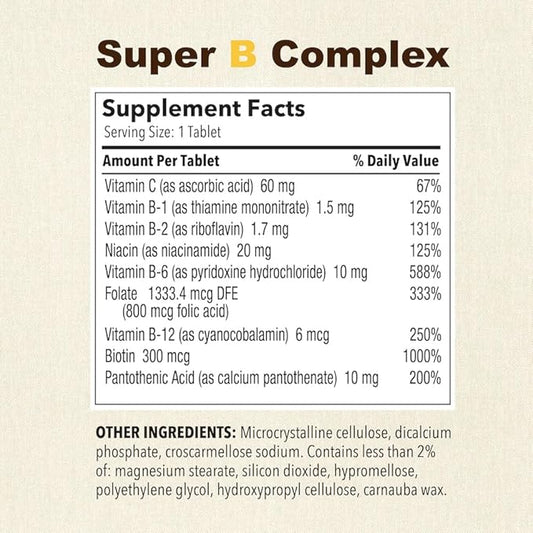 Puregen Labs Super B Energy Complex 3 Pack 300 Tablets