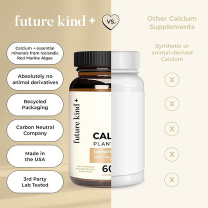 Future Kind Vegan Calcium Supplement (60 Capsules)