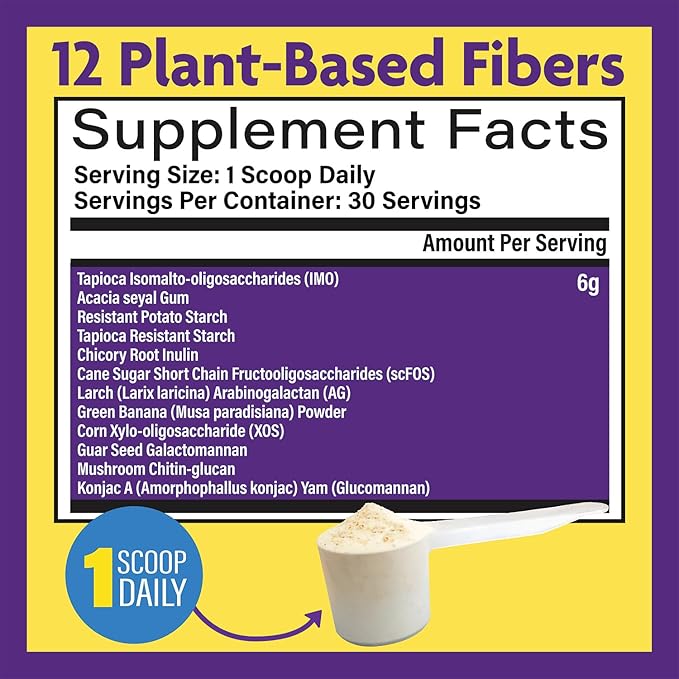 InnovixLabs Prebiotic Fiber Powder 30-Day Supply