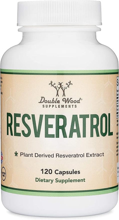 Resveratrol Supplement 500mg Per Serving, 120 50% Trans
