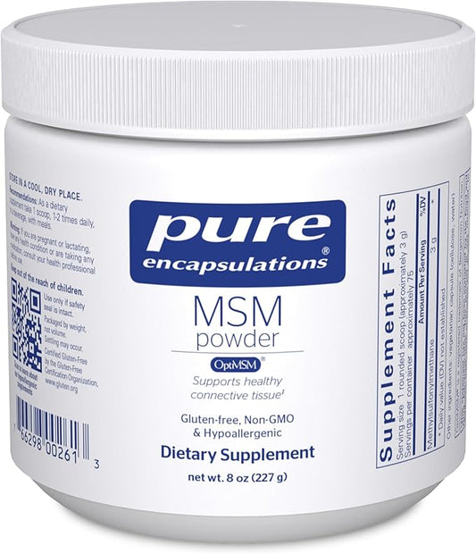 Pure Encapsulations MSM Powder 8 Ounces