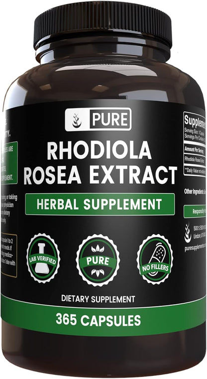 Pure Original Ingredients Rhodiola Rosea (365