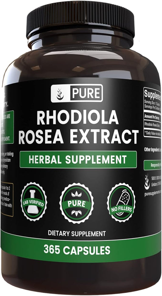 Pure Original Ingredients Rhodiola Rosea (365