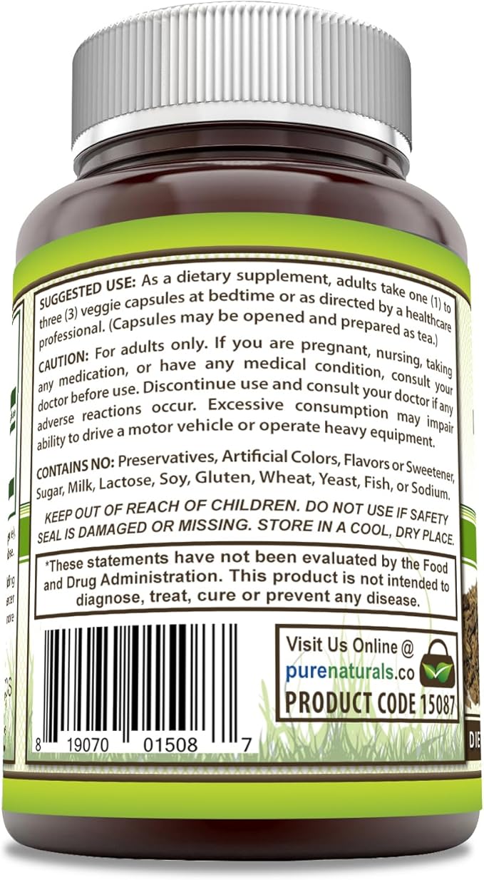 Pure Naturals Valerian Root Supplement 500 Mg (250 Count)