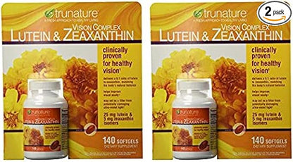 Trunature Vision Complex Lutein and Zeaxanthin 140 Count (2 Packs)