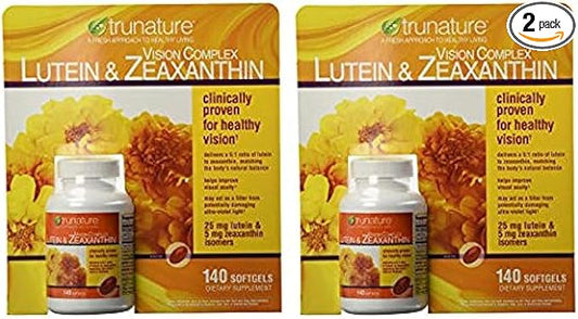 Trunature Vision Complex Lutein and Zeaxanthin 140 Count (2 Packs)