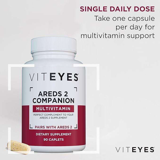 Viteyes Classic AREDS 2 Companion Multivitamin 2 Users, 90 Capsules