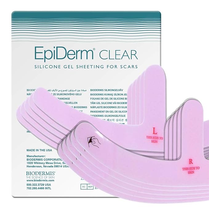 Epi-Derm Mastopexy Anchor Shape Silicone Scar 5 Pairs,