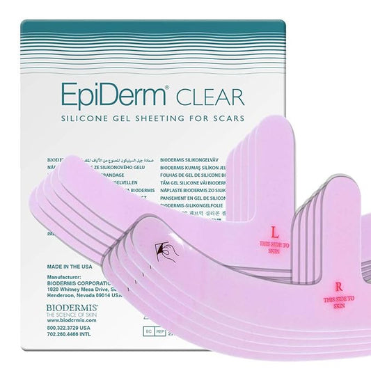 Epi-Derm Mastopexy Anchor Shape Silicone Scar 5 Pairs,